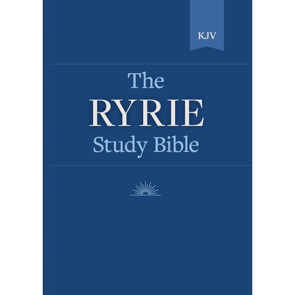 Biblia de estudio Moody Publishers KJV con letras rojas