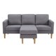 thumbnail image 2 of Sofá Seccional 3 Cuerpos Milan Gris, 2 of 8