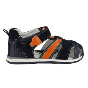 Sandalia Nat Geo Kids Tommy Cuero Azul Marino