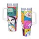 thumbnail image 4 of Hora de Aventura Vaso aislado de acero inoxidable con asa, diseño temático, regalo para familia, amigos y fans; incluye pajita y encaja en el portavasos estándar, 40 oz, 4 of 6