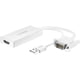thumbnail image 1 of Adaptador VGA a HDMI Insignia Blanco 1080p 60Hz USB Audio, 1 of 3