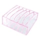 thumbnail image 4 of Organizador De Ropa Interior Plegable Bragas Sujetador Cajón Caja De Almacenamiento Rosa 6 Gripes, 4 of 5