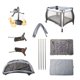 thumbnail image 5 of Cuna Playard Nube Gris Dots, 5 of 5