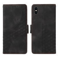 Carcasa Foxdock Iphone Xs Max De Cuero Pu, Diseño Acolchado Clásico, Protección Contra Caídas Y Rayones