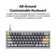 thumbnail image 5 of Teclado Keychron Q4 cableado mecánico personalizado con diseño del 60%, 5 of 9