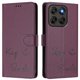 thumbnail image 2 of Funda Cartera para Motorola Moto G67 con Bloqueo RFID, Cierre Magnético y Ranuras Tarjetas Morado, 2 of 6