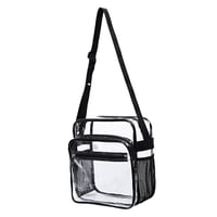 Ioensy - Bolso Bandolera Transparente Mujer Hombre Bolso Con Correa Ajustable Para Eventos