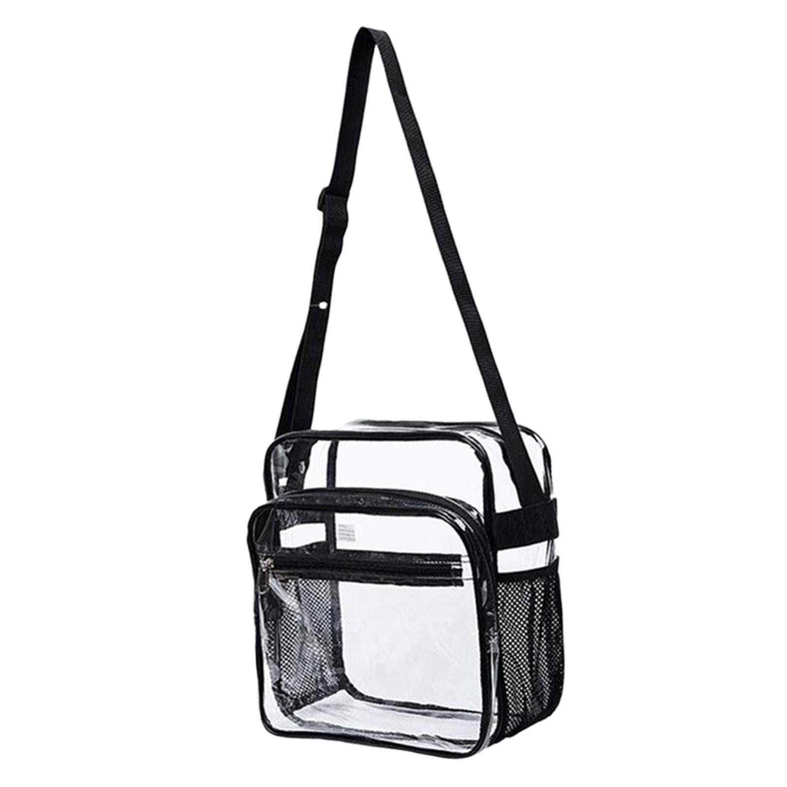 Ioensy - Bolso Bandolera Transparente Mujer Hombre Bolso Con Correa Ajustable Para Eventos