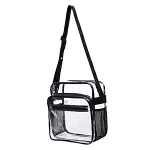 Ioensy - Bolso Bandolera Transparente Mujer Hombre Bolso Con Correa Ajustable Para Eventos