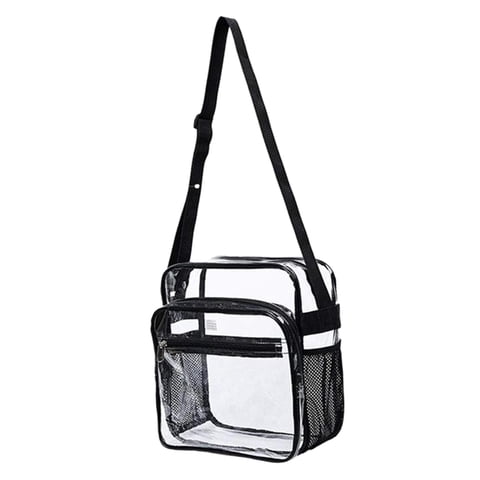 Ioensy - Bolso Bandolera Transparente Mujer Hombre Bolso Con Correa Ajustable Para Eventos