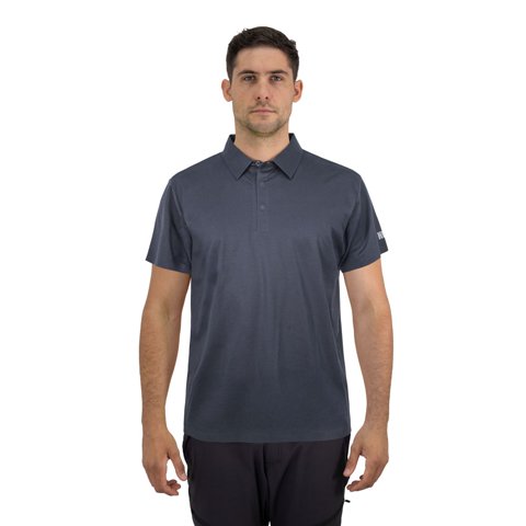 Hardwork - Polera Hw Windsor Manga Corta Gris