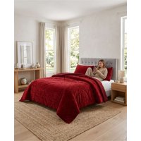 Todo Para El Hogar - Cubrecama 2 Plazas Con Chiporro Diseño Relieve