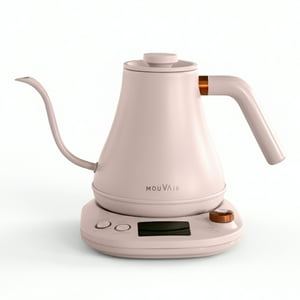 Hervidor Eléctrico Cuello De Cisne Con Control De Temperatura Mouvair Swan Rosado