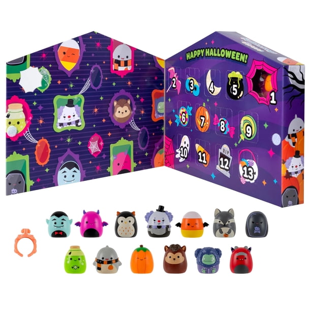 Calendario de Cuenta Regresiva de Halloween Squish-a-longs – Incluye 13 Mini-Squish (Serie 3)
