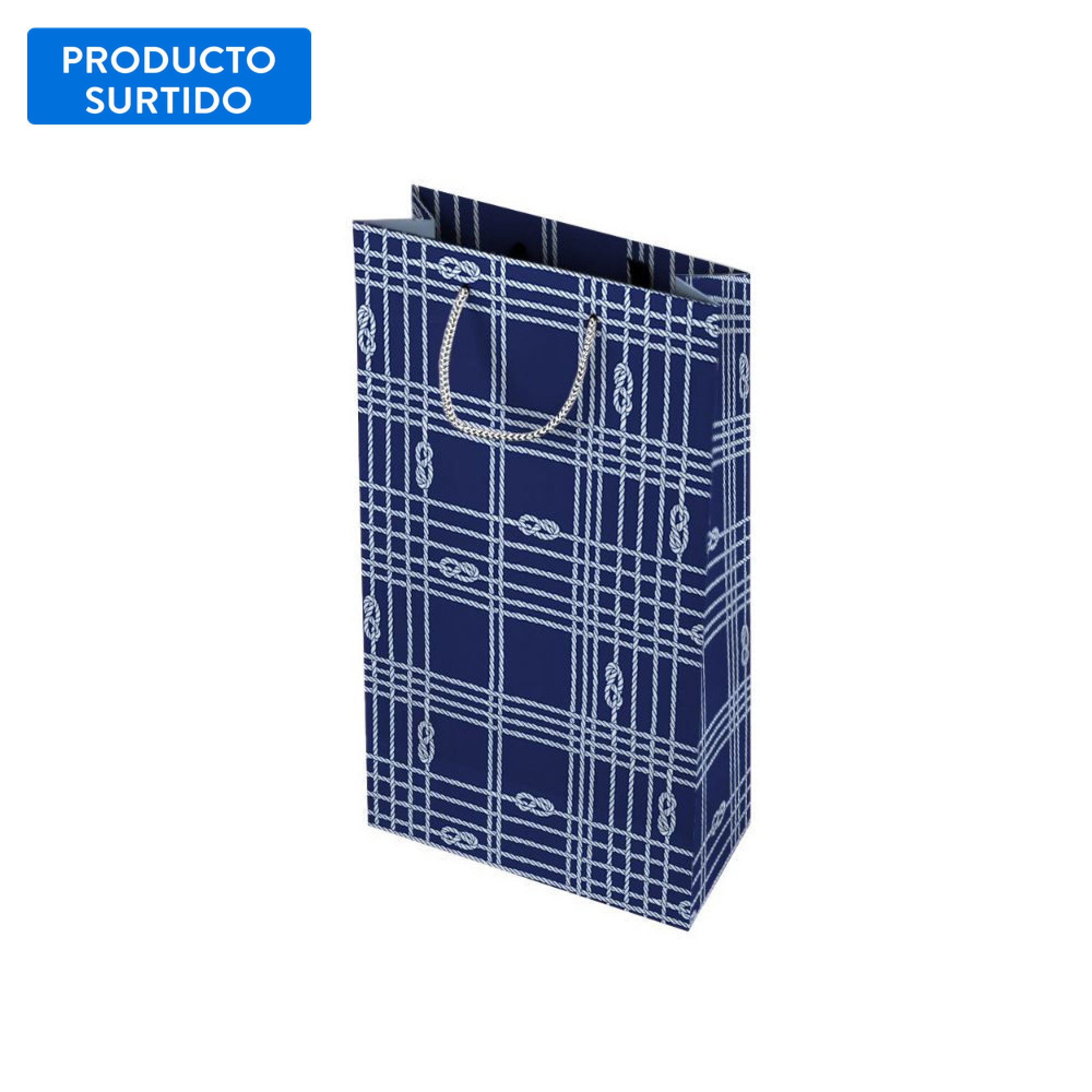 Bolsa De Regalo Masculina M, Producto Surtido, 1 Un Happydays