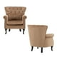 thumbnail image 4 of Poltrona De Terciopelo Roma Beige, 4 of 6