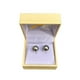 thumbnail image 3 of Aros de Perlas Gris de Mallorca Enchapado en Oro 18K, 3 of 3