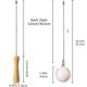 thumbnail image 3 of Tiradores para ventilador de techo Akahttbn 30 cm, diseño de béisbol y bate, paquete de 2, 3 of 7