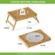 thumbnail image 3 of Bandeja para cama Youpehom con patas plegables, 3 of 3