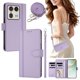 thumbnail image 2 of Funda Tipo Libro para Motorola Edge 50 Ultra 5G, Tapa con Imán, Morado Claro, 2 of 6