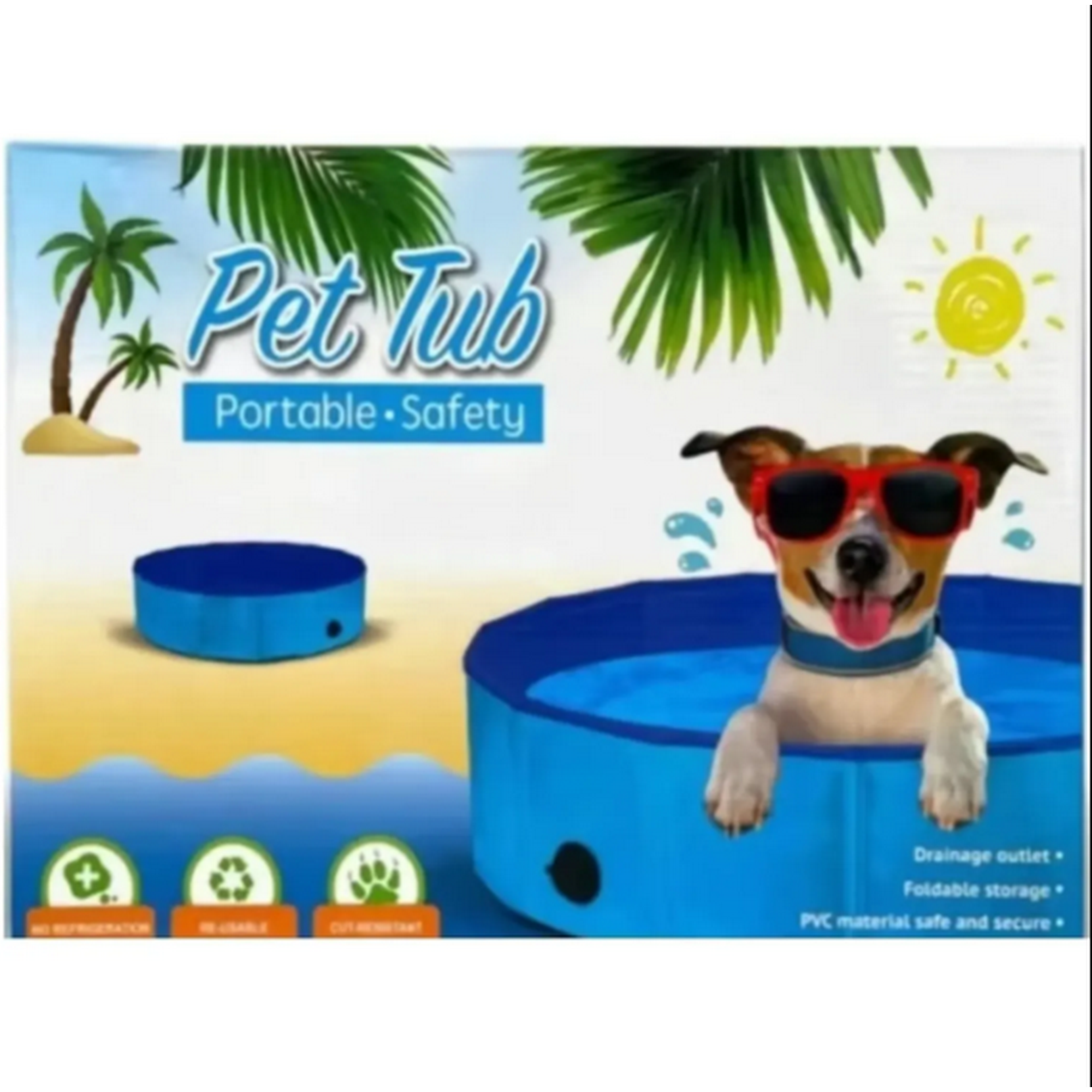 Genérico - Piscina Para Perros Mascotas 80x20cm
