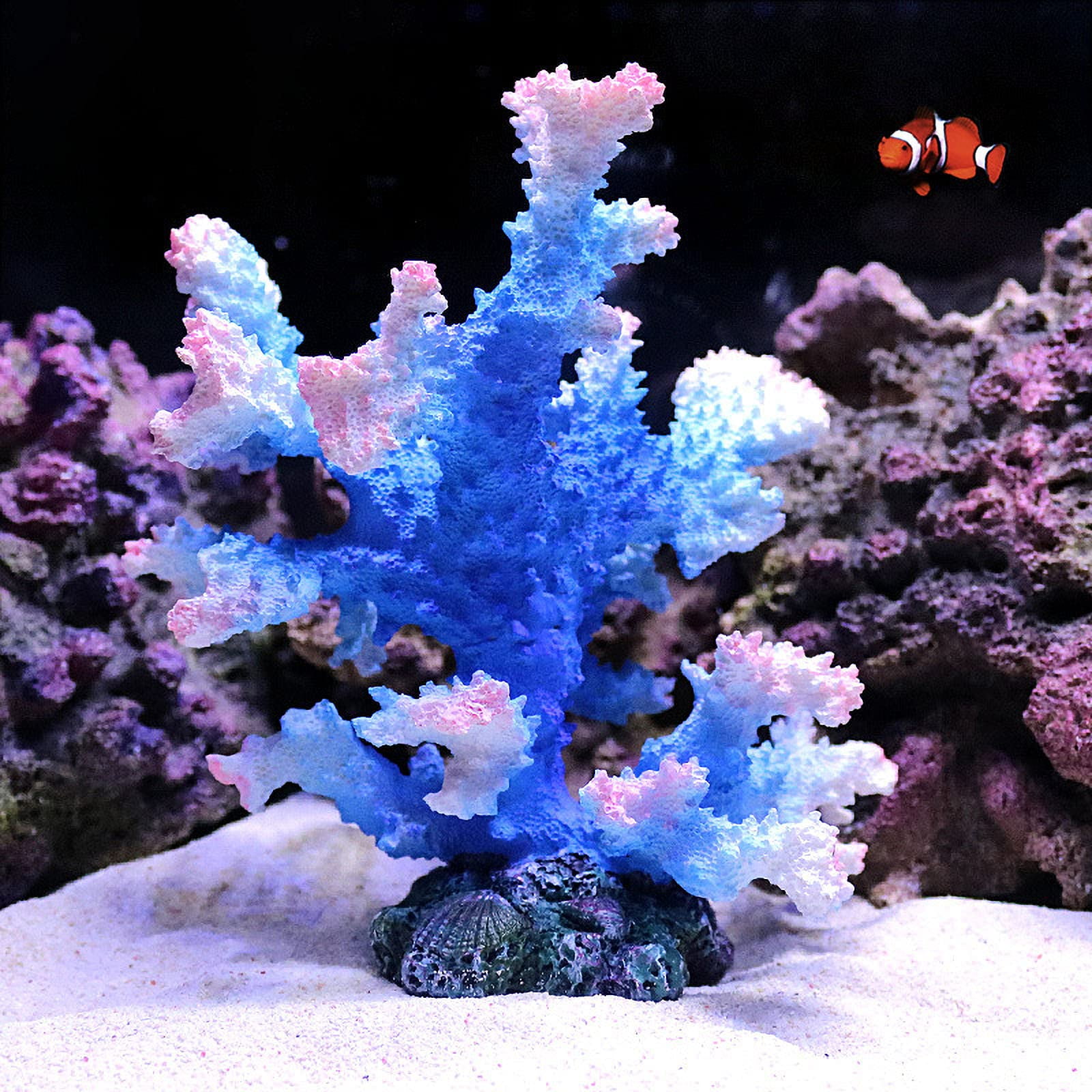 Coral para Acuario Besimple 14,5 × 13 × 16 cm – Decoración de Poliresina