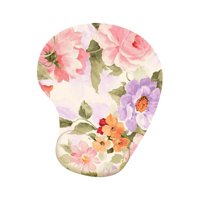 Magideal - Alfombrilla Ergonómica Para Ratón Con Soporte Para Muñeca, Espuma Viscoelástica, Reposamuñecas Suave, Alfombrilla Para Ratón Para Ordenador Portátil, Rosado Morado