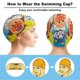 thumbnail image 3 of Anpanman Gorro de Natación de Licra, Gorro de Baño de Tela Cómoda, Gorro Elástico Antideslizante para Hombres, Mujeres y Niños, 3 of 6
