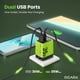 thumbnail image 2 of Cargador GEARit 35W GaN Dual USB-A USB-C con Pantalla, 2 of 7