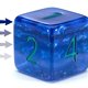 thumbnail image 3 of Set de dados Gate Keeper Games Sui Generis Astral Dragon Indigo, 3 of 6