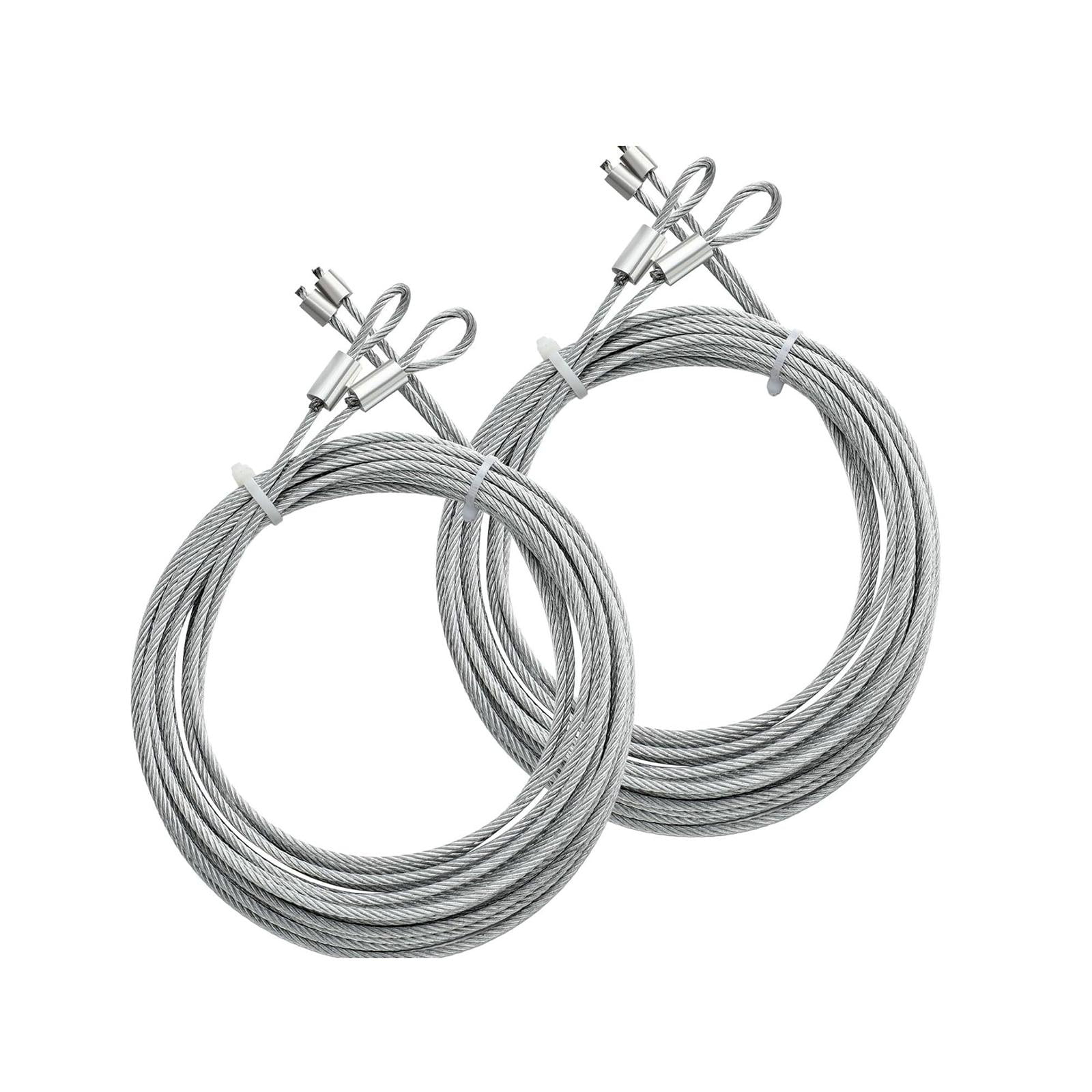 Bothyi - 4 Cables Para Puertas De Garaje De 4,1 M De Largo Que Sustituyen A Los Cables De Alto Rendimiento Para Puertas De Garaje