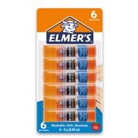 Barras De Pegamento Reposicionables Elmer'S 8G Lavables Paquete De 6