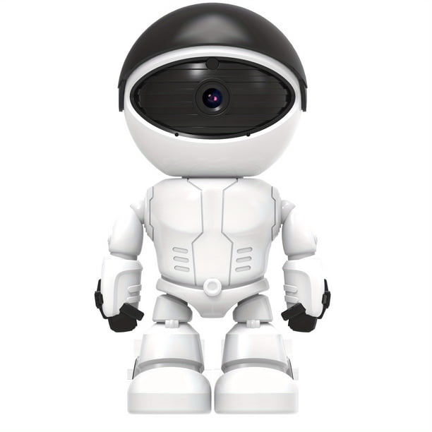 Robot IP Camera WiFi Indoor Monitoring Camera 2.4G Mini Home Security Camera CCTV 2MP HD Night Vision Two-way Intercom Mobile Detection Automatic Tracking