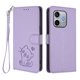 thumbnail image 1 of Funda de Gato tipo Libro para Honor 600 Lite, Lila Claro, 1 of 6