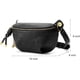 thumbnail image 5 of Bolso bandolera ligero de moda, tipo riñonera, ajustable (negro), 5 of 6