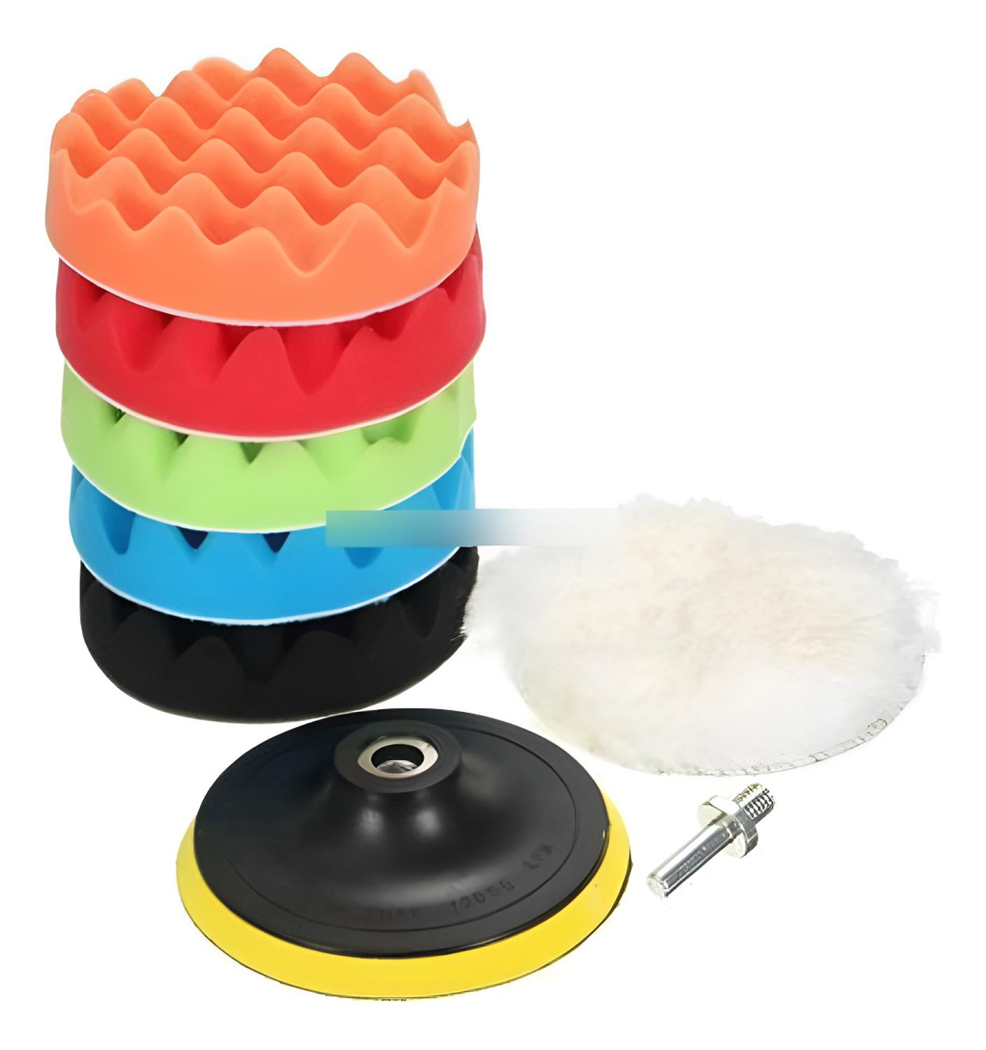 Genérica - Kit Completo De Pulido De Automóvil Para Taladro Y Esmeril Varios