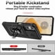 thumbnail image 4 of Funda Resistente Anillo Soporte Motorola Moto G 5G 2025 Privacidad Cámara Montaje Magnético Negro, 4 of 6