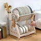 thumbnail image 4 of 1pc Double Layer New Drain Bowl Rack, Dishes Rack, Multi-layer Kitchen Shelf, Table Top Shelf For Bowl And Plate Draining, Kitchen Accessories, 4 of 4