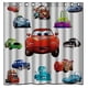 thumbnail image 1 of Cortina de ducha de coches, juego de cortina de baño con ganchos, tamaño 66 x 72 pulgadas, 1 of 3