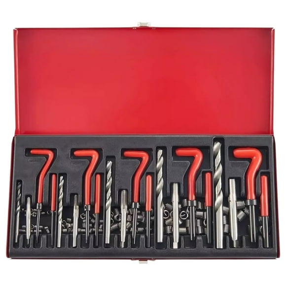 Kit Reparacion De Hilos Dañados Insertos Helicoil 131 Pcs