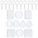 thumbnail image 3 of 20 Piezas DIY Llavero Colgante Fundición Silicona Molde Kit 5 Estilos Pendiente, 3 of 5