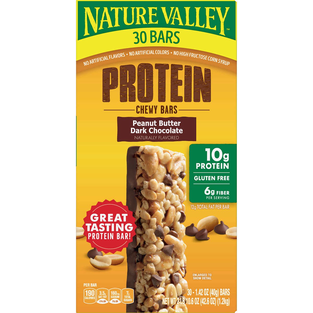 Barras Proteína Pb Y Chocolate Nature Valley 30 X 40 G
