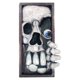 thumbnail image 4 of Monstruo Sujetalibro Asomando En Estantería Escultura Decoración De Halloween Blanco, 4 of 5