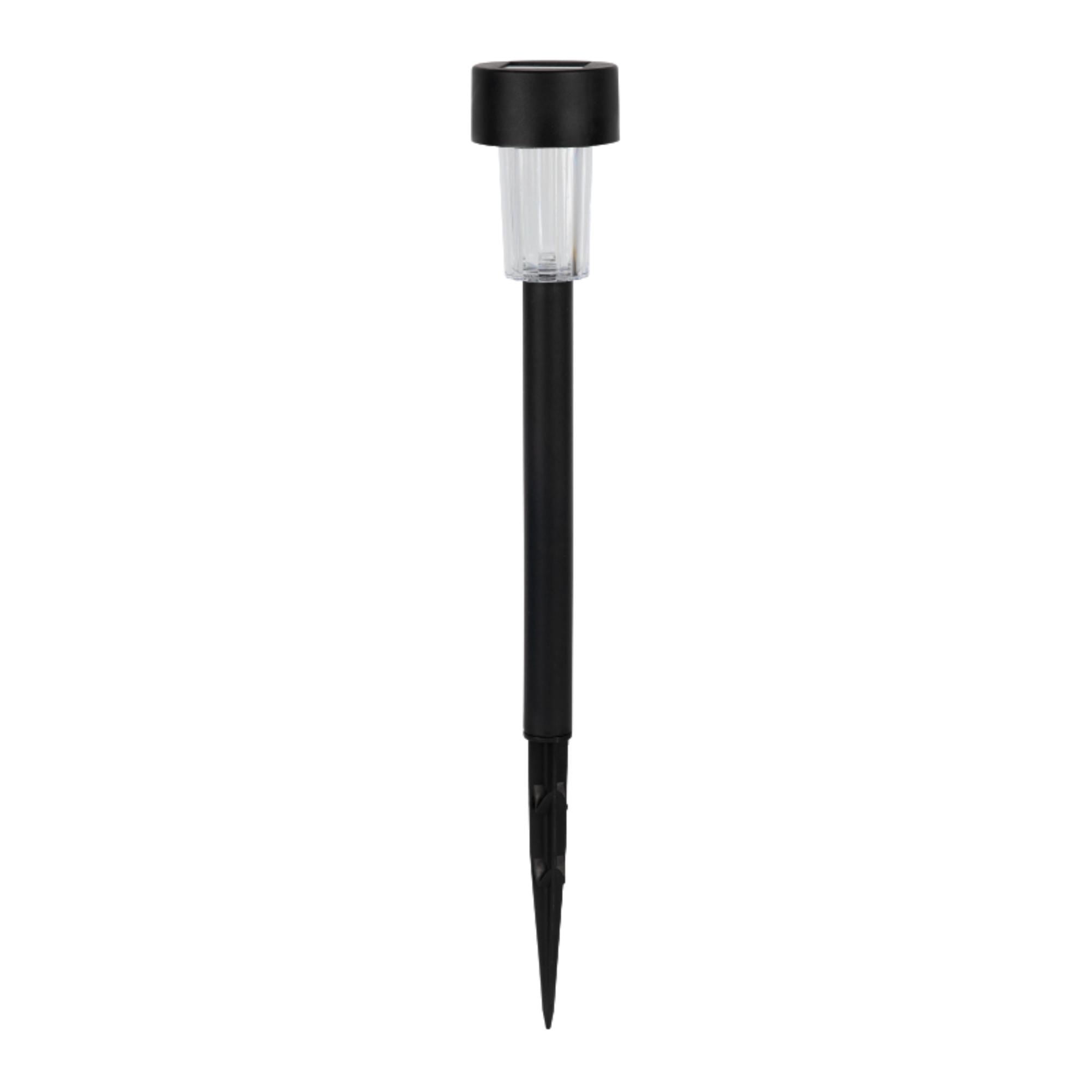 Estaca Solar 37cm De Alto Negra Expert Gardener
