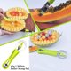 thumbnail image 2 of Set de cucharas para hacer bolas de melón 5 piezas, utensilios para frutas 4 en 1, 2 of 3