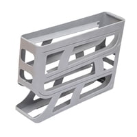 Bothyi - Contenedor De Huevos Para Nevera Con Ruedas Automáticas, Resistente Para Gabinete De Cocina, Despensa, Gris