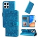 thumbnail image 4 of Funda tipo cartera FOXDOCK para Honor X8 4G , diseño girasol en relieve, cuero PU, cierre magnético, soporte y tarjetero, 4 of 5