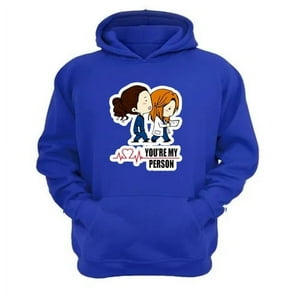 Genérico - Polerón Canguro Grey´S Anatomy Azul Talla S Unisex