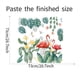 thumbnail image 3 of 1pc Flamingo Hanging Tree Leaves Wall Stickers, Green Nature Jungle Wall Decor, Vinyl Self-Adhesive Wallpaper, Removable Mural, For Living Room Bedroom, 3 of 4