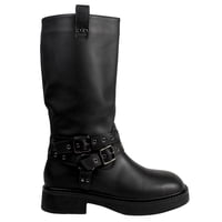 Megabazar Spa - Bota Alta Mujer Casual 91 Yassne Negro